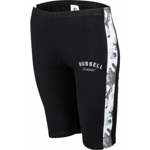 Russell Athletic BIKE PRINT SHORT Ženske kratke hlače, crna, veličina
