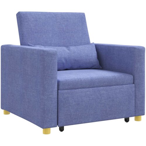 SOFA na razvlačenje Singl Trapere plave boje 90 x 165 x 87 cm Slike