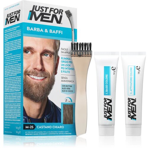 Just_for_men Men Moustache & Beard M-25 Light Grey 1 kos Cene