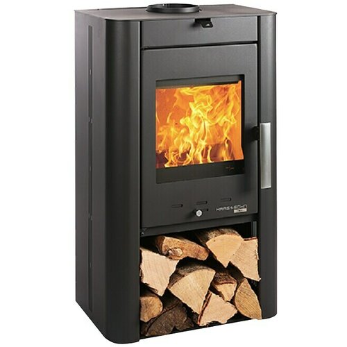 HAAS+SOHN Kamin na drva Prunus (6 kW, Kapacitet grijanja prostorije: 140 m³, Čelik, Perl crna) Cijene