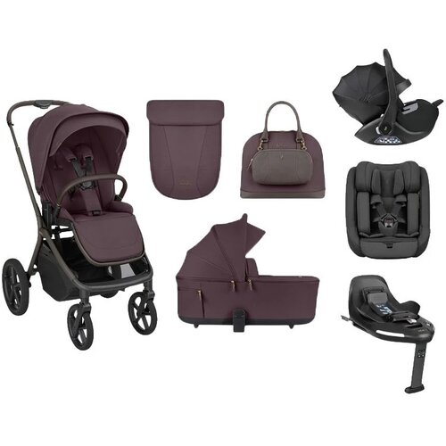 Kikka Boo kolica za bebe 5u1 Goya Platinum Merlot Slike