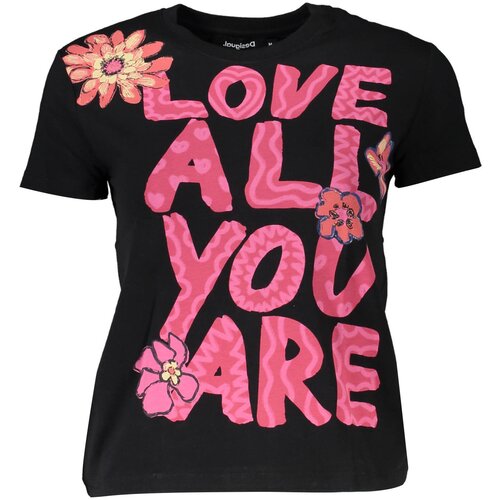 Desigual BLACK WOMAN SHORT SLEEVE T-SHIRT Slike