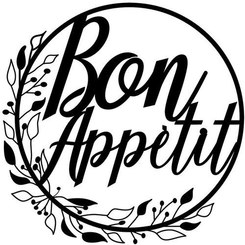 Wallity Metalna zidna dekoracija Bon Appetit - Cijene