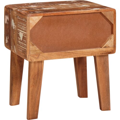 VidaXL Konačni stolovi &amp;Scaron;areni 40 x 32 x 46 cm masivno obnovljeno drvo Slike