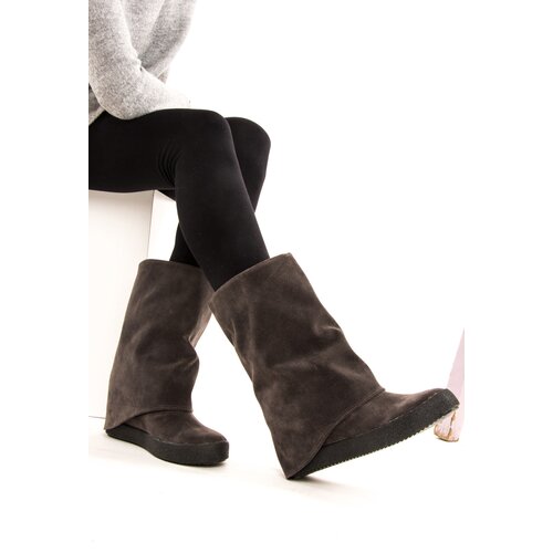 Fox Shoes Women's Gray Boots Cene