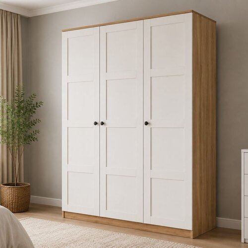 Hanah home ormar Loren 1600-229, 135,8 cm, beli / orah Cene