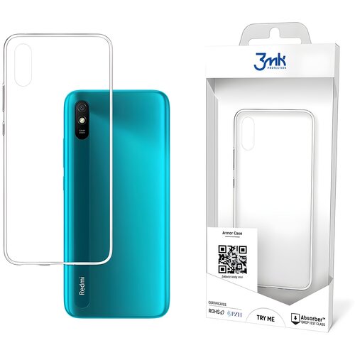 3mk Armor Case futrola za Xiaomi Redmi 9A/Redmi 9AT - Prozirna Slike