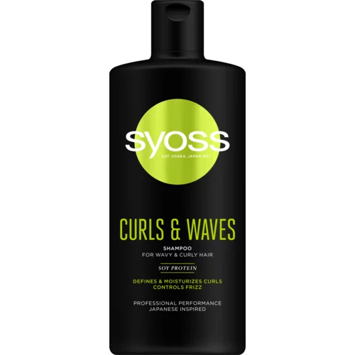 Syoss Curls & Waves šampon za valovite lase 440 ml za ženske