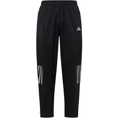 Adidas Sportske hlače 'Own The Run Astro' svijetlosiva / crna