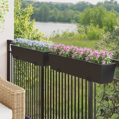  Ograda 2 pcs 80 x 17 x 17 cm Metal Cijene