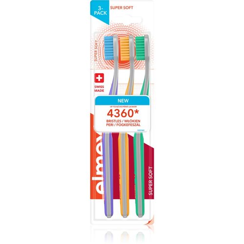 Elmex Super Soft 4360 zobna ščetka 3 kos Super soft 3 kos Cene