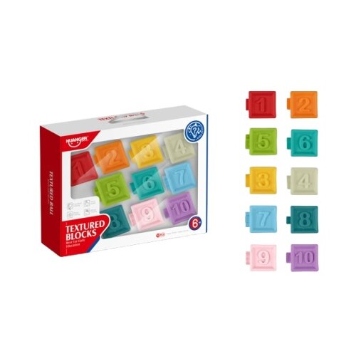 Merx bebi igračka gumene kocke broj. ( MS62059 ) Slike