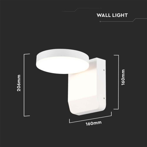  LED spolja&amp;scaron;nje zidno fleksibilno svetlo LED/17W/230V IP65 3000K belo Slike