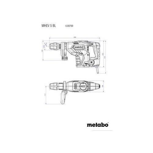 Metabo MHEV 5 BL SDS max &amp;scaron;temarica sa motorom bez četkica (600769500) Slike