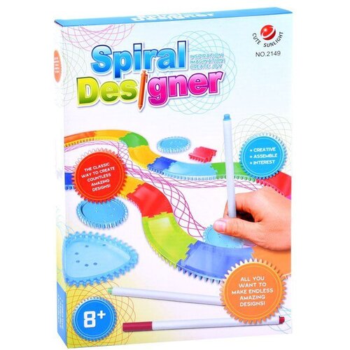  Set za crtanje spirografom s 3 markera i listovima A4 Slike