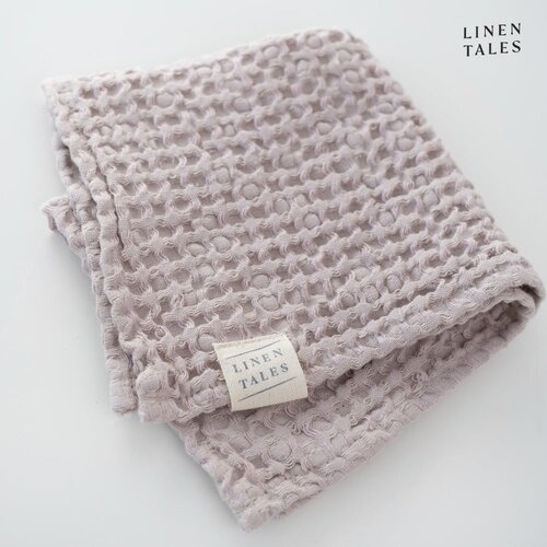 Linen Tales Svetlo rožnata brisača 50x70 cm Honeycomb – Linen Tales Cene