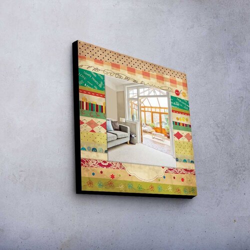 Wallity Zidno ogledalo MA-034, 50x50cm Cijene