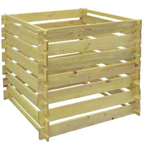 PORTOSS leseni kompostnik 70x80x80 cm