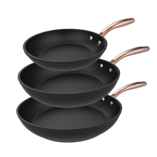 Cecotec set de sartenes polka fantasy 20-24-28 vedro set zlato, (21564628) Cene
