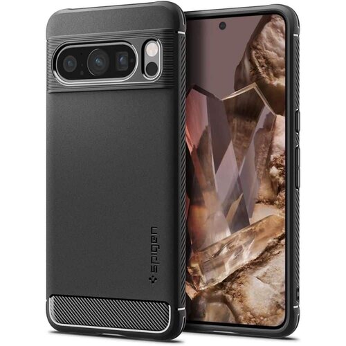 Spigen Rugged Armor črn mat ovitek za GOOGLE Pixel 8 Pro, (21080999) Cene