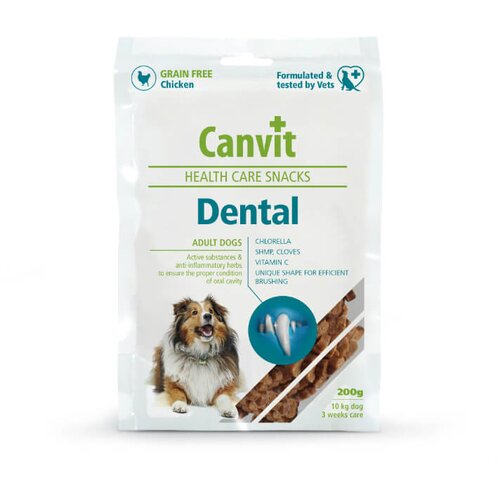 Canvit Health Care Snacks pribolj&scaron;ki za zdrave zobe in dlesni psa - 200 g Cene