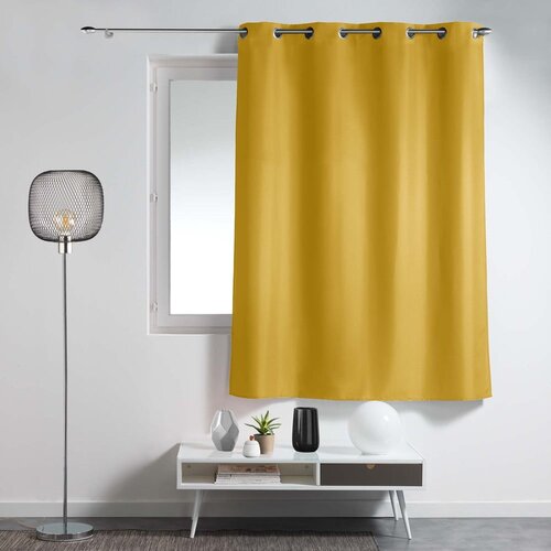Douceur d int&amp;eacute;rieur Žuta zavjesa 140x180 cm Essentiel &amp;ndash; Slike