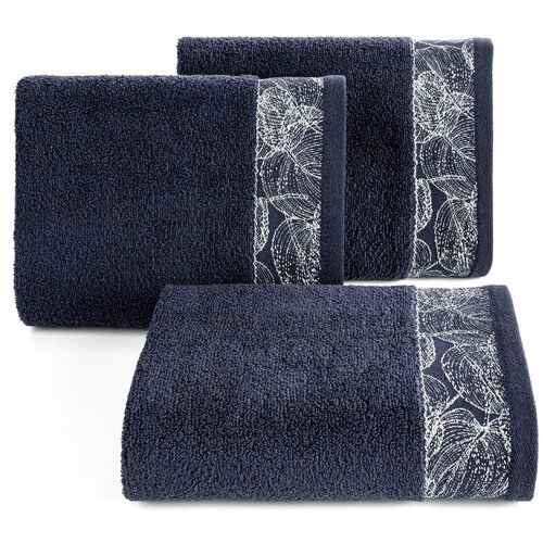 Eurofirany Unisex's Towel 419933 Navy Blue Slike