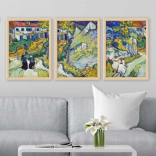 Wallity Set uramljenih slika 3NTC_UN3868302, 3 Dela Cene