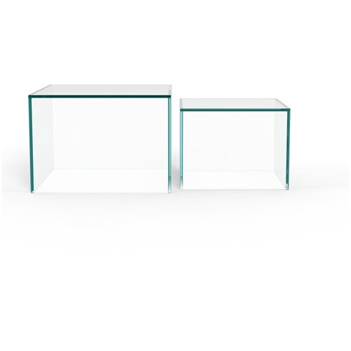 Actona Stakleni stolići za kavu u setu 2 kom 50x50 cm Dice &amp;ndash; Slike