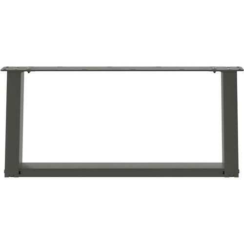  Noge stolića za kavu U-oblika 2 kom antracit 70x(30-31)cm čelik Slike