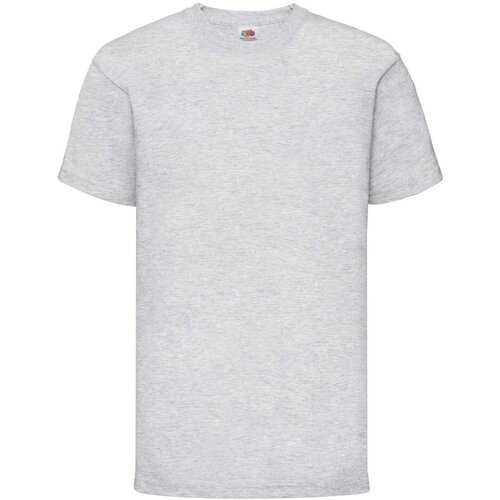Fruit Of The Loom Grey Cotton T-shirt Slike