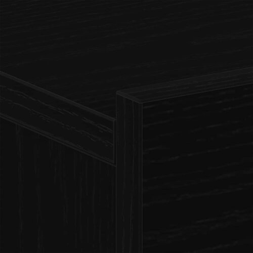  Noćni ormar 2 pcs Crni hrast 40 x 30 x 30 cm Konstruirano drvo Slike