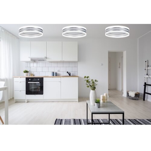  LED prigu&amp;scaron;iva stropna lampa SMART CORAL LED/24W/230V bela/srebrna + daljinski upravljač Slike