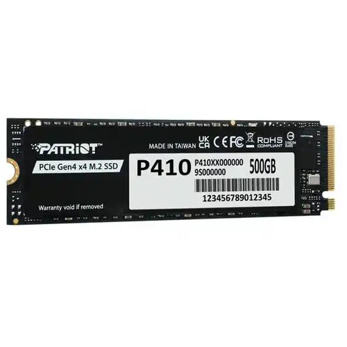 Patriot ssd M.2 nvme 500GB P410 5000MBS/2300MBS P410P500GM28H Slike