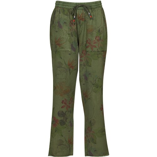 Desigual PANT_MICKEY CAMO FLOWERS Kaki Slike