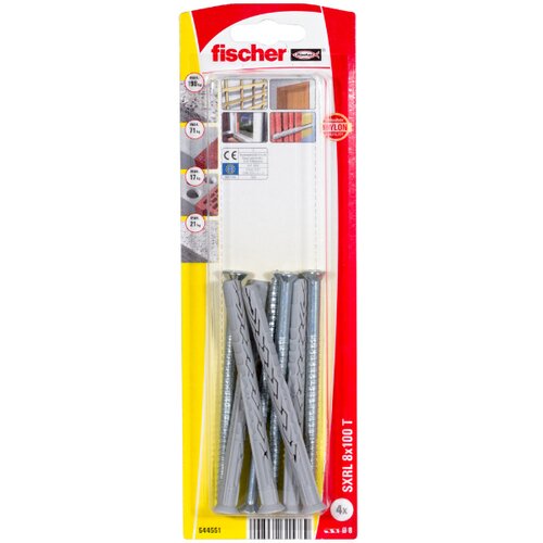 Fischer Plastična tipla SXRL 8 x 100 T K NV s vijkom 4/1 Cene
