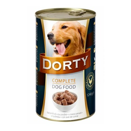 Dorty hrana u konzervi za pse - piletina 1.2kg Slike
