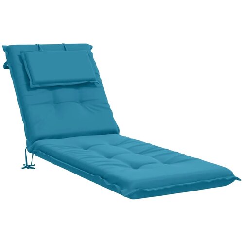  Jastučić za ležaljku GEMERT 100% poliester Svjetloplava - Svjetloplava 190 x 60 x 9 cm Poliester Slike