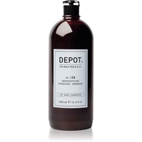 Depot No. 108 Detoxifing Charchoal Shampoo čistilni razstrupljevalni &amp;scaron;ampon za vse tipe las 1000 ml Slike