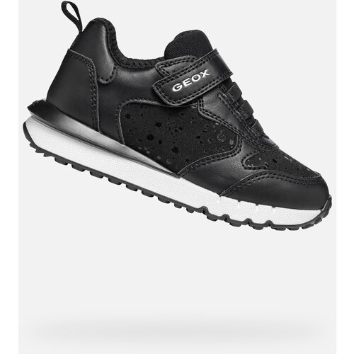 Geox Black Girls Sneakers Fastics Girl - Girls Cijene
