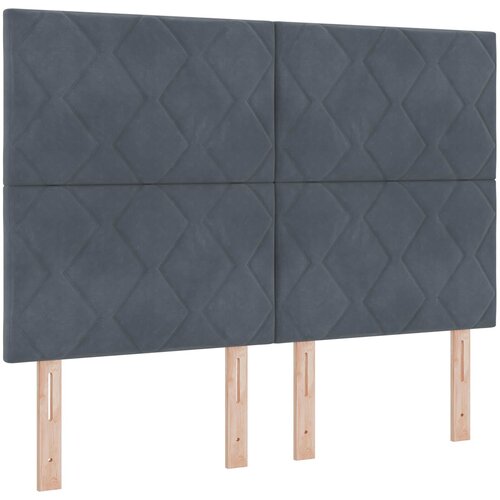  Krevet od pjene s madracem i LED-om Tamnosiva 140 x 200 cm Slike