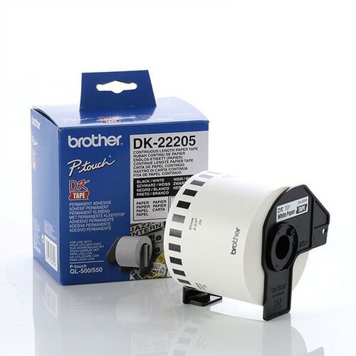 Brother Etikete DK-22205, neskončne, 62 mm x 30,48 m, original Slike