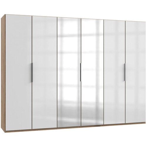 Modern Living Omara S Klasičnimi Vrati Level 36 D, Bela, Barva Hrasta Cene