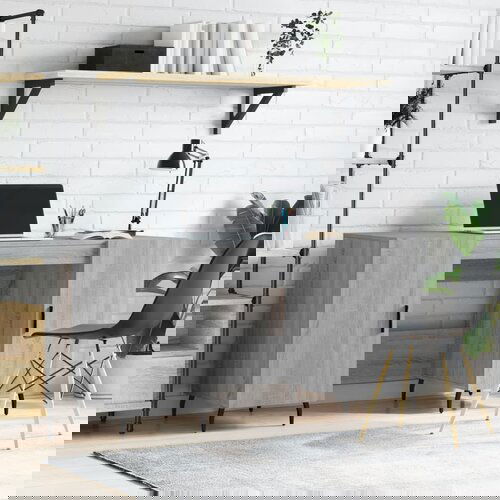 VidaXL Radni stol boja hrasta sonome 140x50x75 cm konstruirano drvo Slike