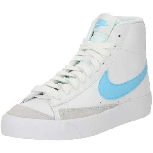 Nike Sportswear Tenisice 'Blazer 77' neonsko plava / bijela / prljavo bijela