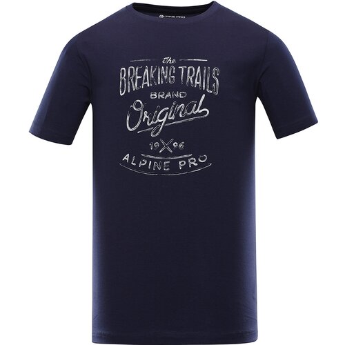 Alpine pro Men&amp;#039;s cotton T-shirt ZIMIW mood indigo variant pb Slike