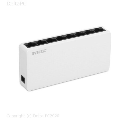 Everest 8 Port 10/100Mbps Ethernet Switch Hub ESW-108 Slike