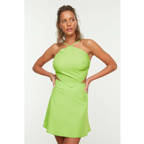 Trendyol ženska haljina Green Detailed Slike