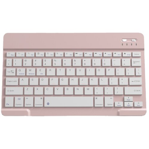 INF Brezžična Bluetooth tipkovnica - 10-palčna, polnilna Pink, (5000071919) Slike