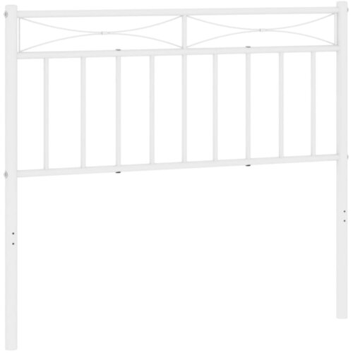 vidaXL Metalno uzglavlje bijelo 100 cm Cene